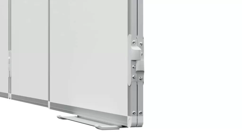 Magnetisches Whiteboard Klapptafel 5-flächig 100x150//300cm P3 emailliert