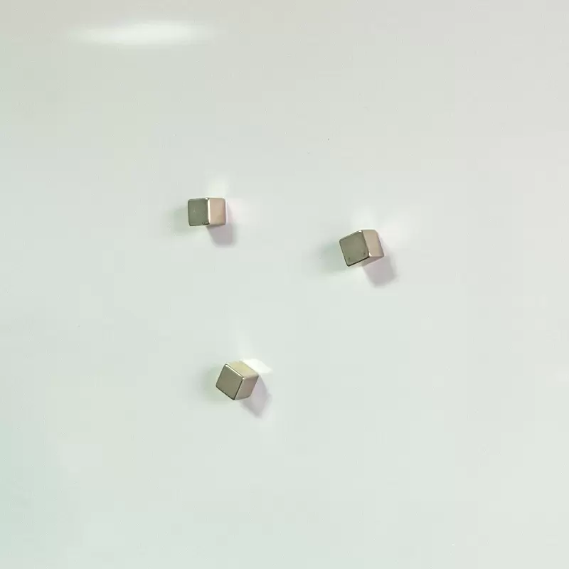 Neodym-Magnet-Set, 6 Stück, Würfelmagnet 10x10x10 mm