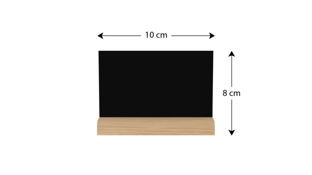 Mini doppelseitige Kleine Tafeln 10 Stück Set mit Staffelei, MINI, Kreidetafel