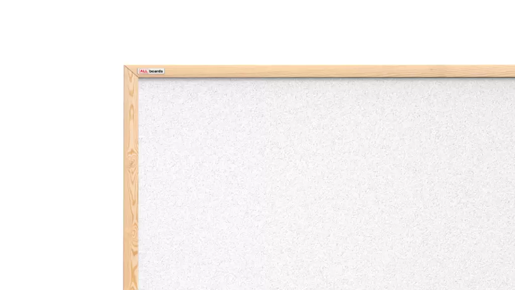 Weiß Pinnwand mit Holz Rahmen 90x60cm Korktafel Korkwand Pinnwand Kork Oberfläche
