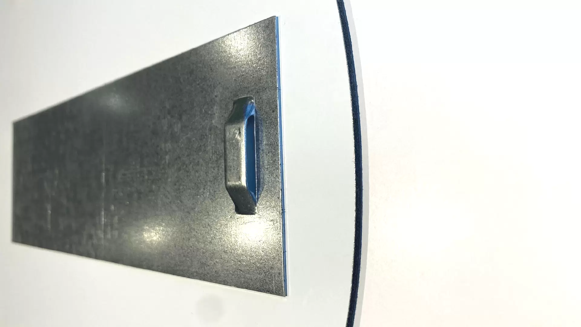 Runde Magnetplatte weiß 30 cm Durchmesser - rahmenlose weiße Tafel