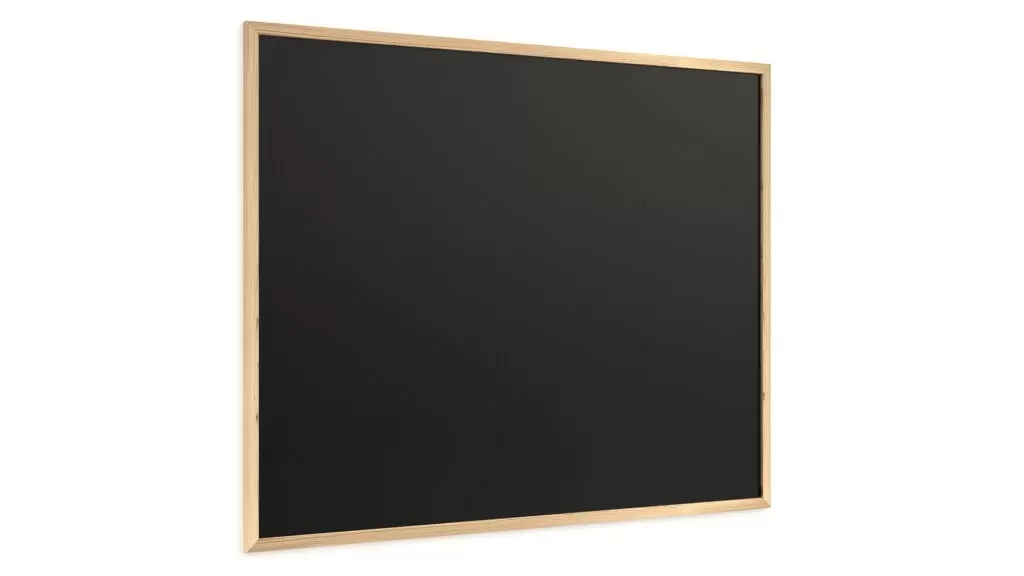 Schwarze Kreidetafel 100x80 cm, ECO-Holzrahmen