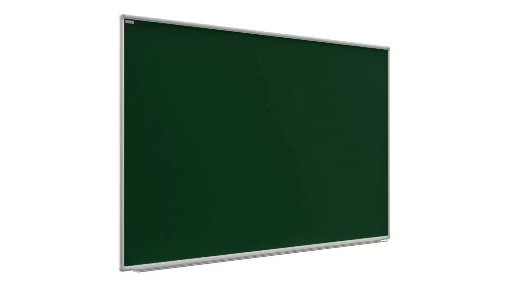 Magnetische Kreidetafel mit grüner Oberfläche, Alurahmen 100x80 cm