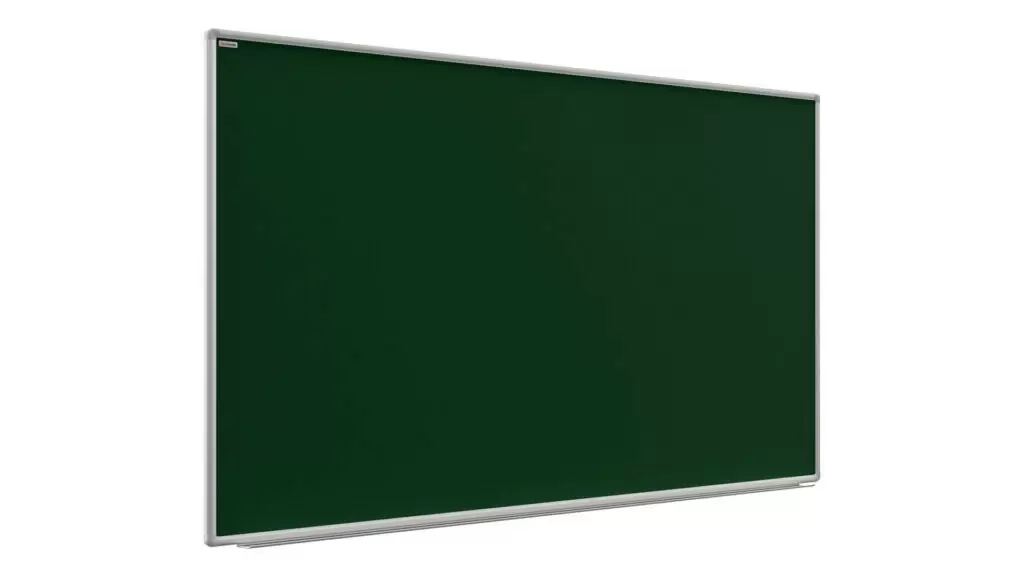 Magnetische Kreidetafel mit grüner Oberfläche, Alurahmen 170x100 cm
