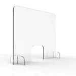 Spuckschutzwand aus Plexiglas 5mm, Größe 67x85cm