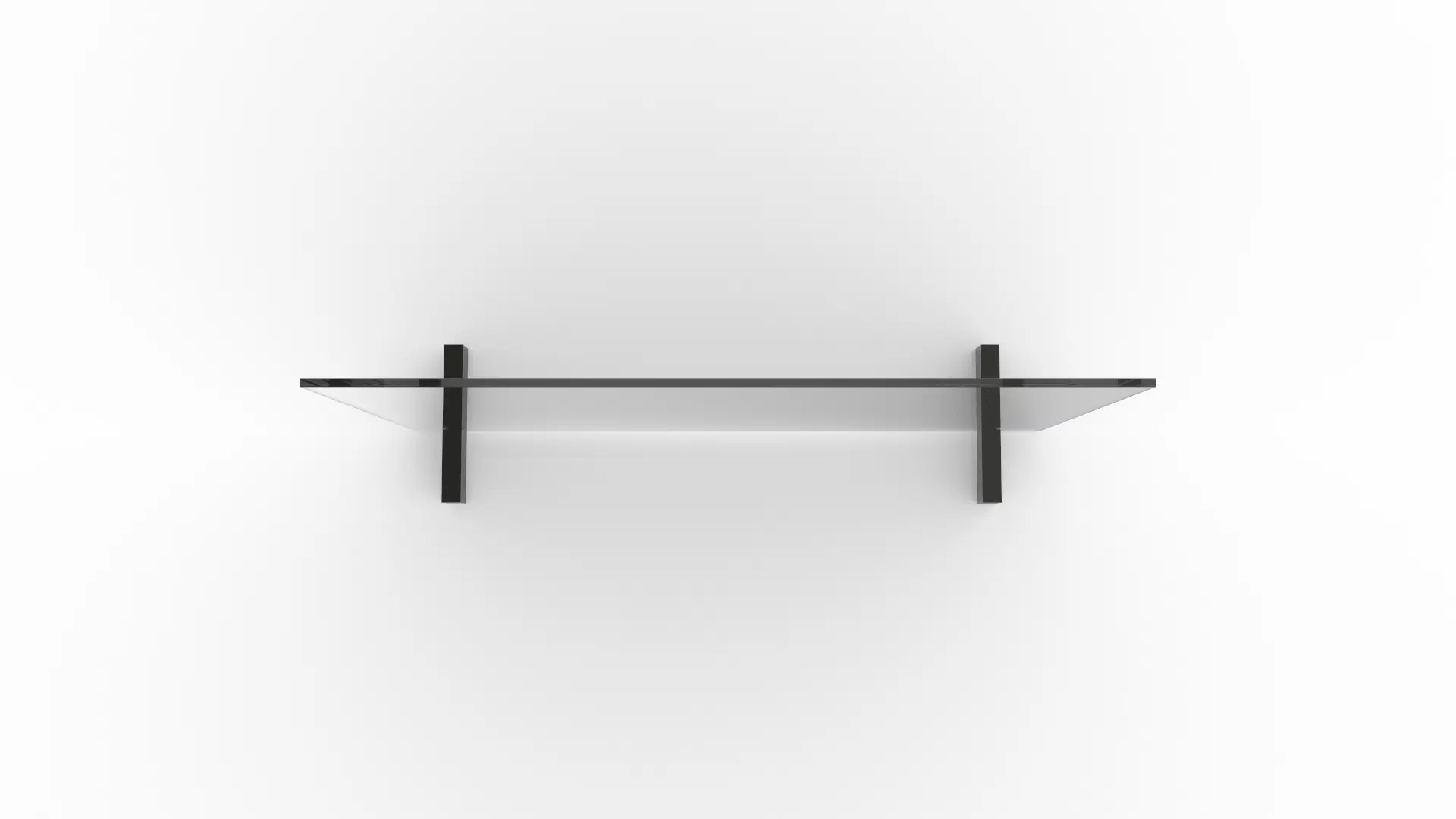 Gläserne Tischtrennwand 4mm, Größe 90x60 cm, transparent – Bild 7