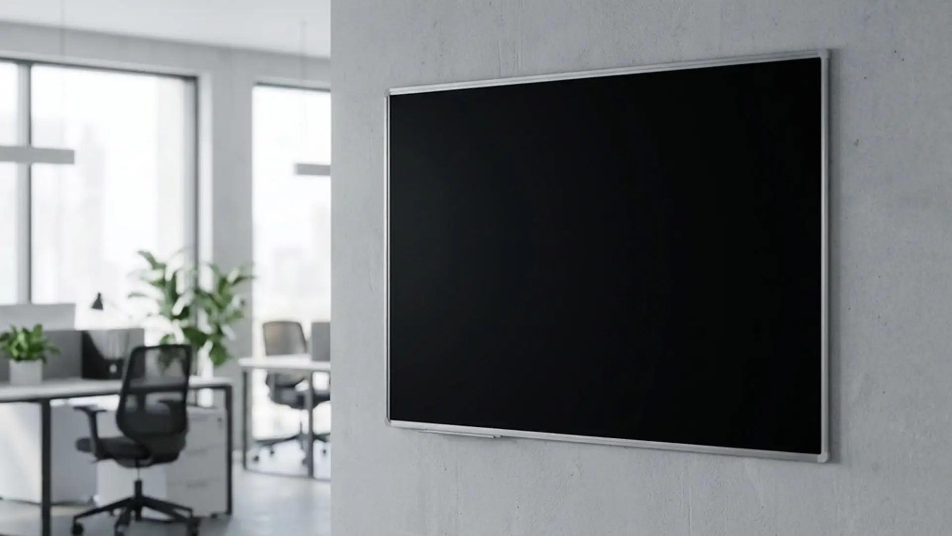 Schwarze magnetische Kreidetafel mit Alurahmen Premium EXPO 150x100cm – Bild 10