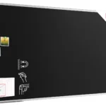 Schwarze magnetische Kreidetafel mit Alurahmen  Premium EXPO 200x100cm