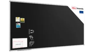 Schwarze magnetische Kreidetafel mit Alurahmen Premium EXPO 200x100cm