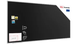 Schwarze magnetische Kreidetafel mit Alurahmen Premium EXPO 240x120cm