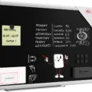 Schwarze magnetische Kreidetafel mit Alurahmen Premium EXPO 60x40cm