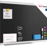Schwarze magnetische Kreidetafel mit Alurahmen  Premium EXPO 60x40cm