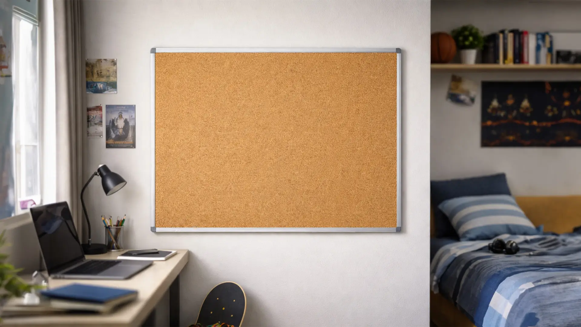 Pinnwand mit Alurahmen 120x90cm – Bild 10