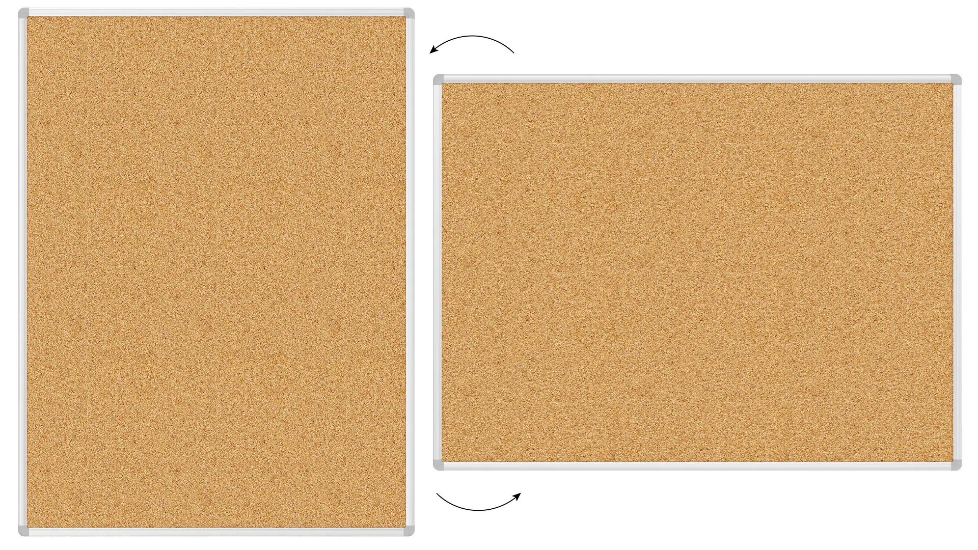Pinnwand mit Alurahmen 120x90cm – Bild 5