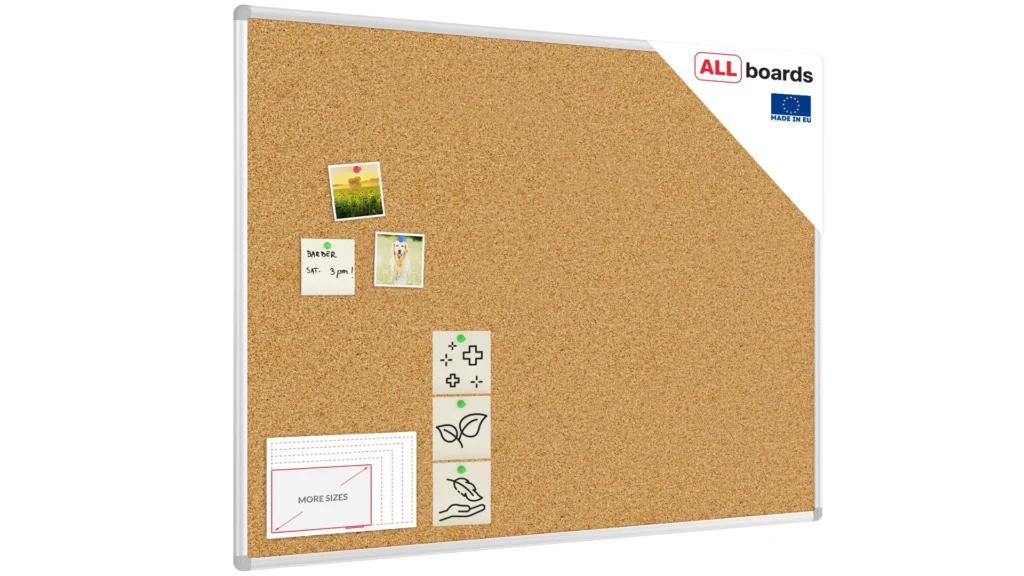 Pinnwand mit Alurahmen 150x100cm