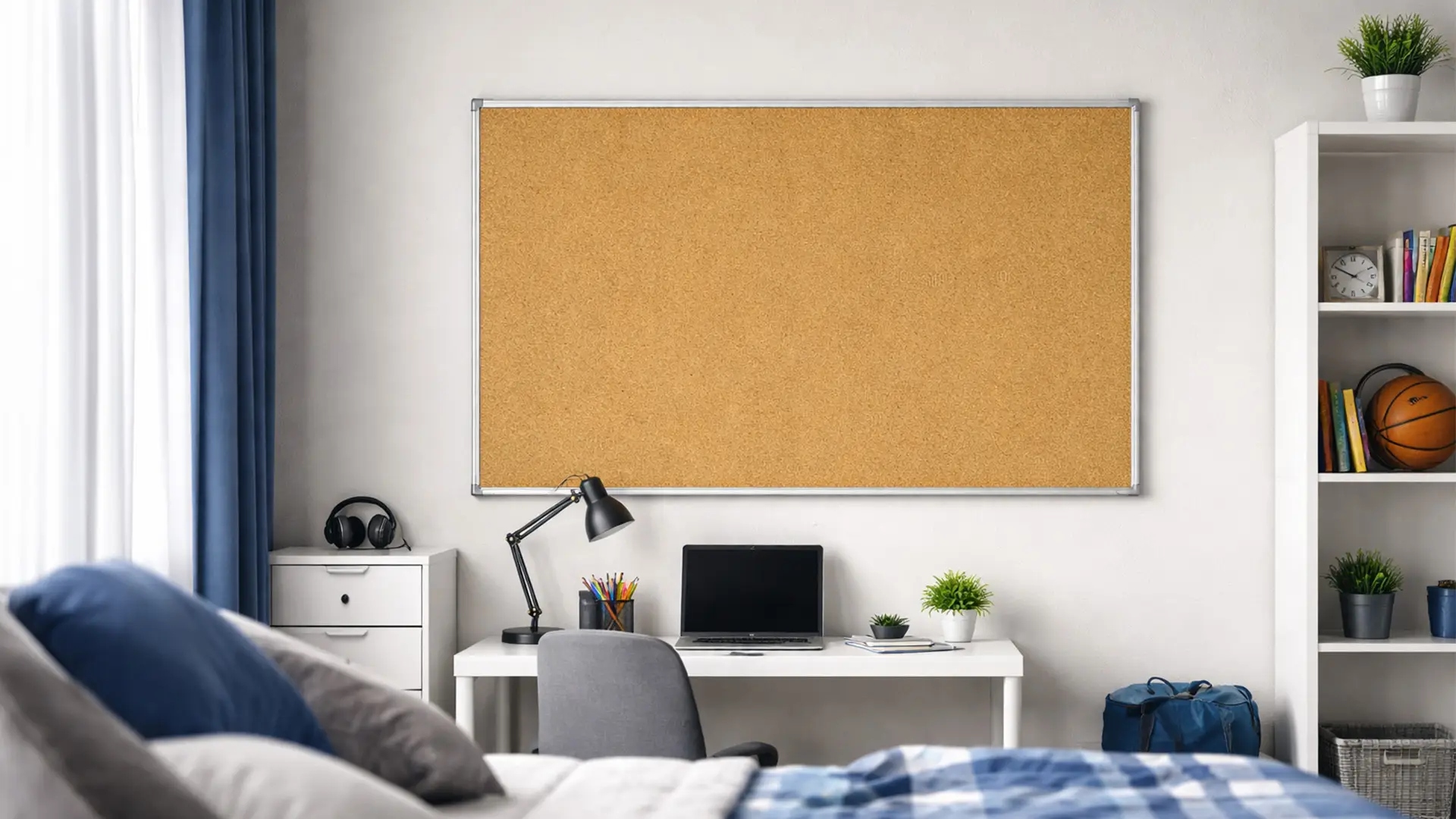 Pinnwand mit Alurahmen 150x100cm – Bild 9