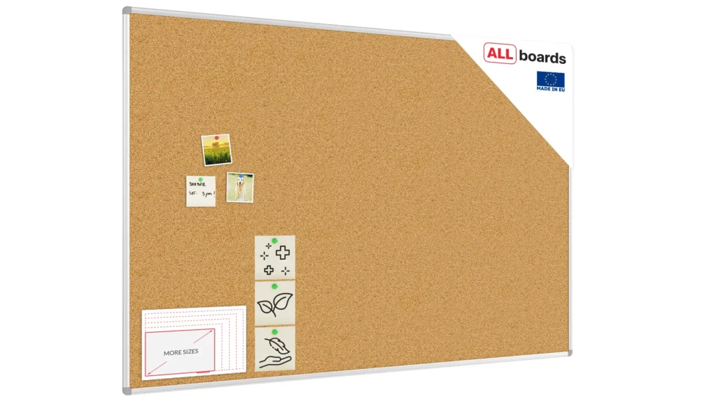 Pinnwand mit Alurahmen 180x120cm