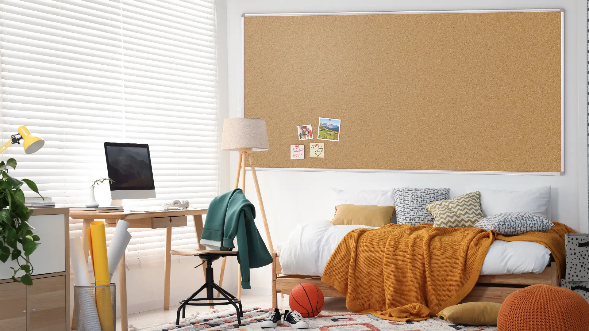 Pinnwand mit Alurahmen 200x100cm – Bild 3