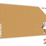 Pinnwand mit Alurahmen 240x100cm