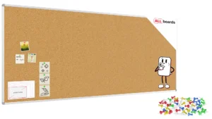 Pinnwand mit Alurahmen 240x100cm