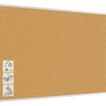 Pinnwand mit Alurahmen 240x100cm