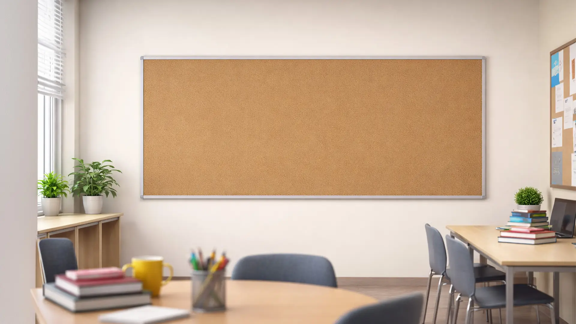 Pinnwand mit Alurahmen 240x100cm – Bild 9
