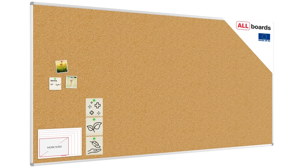 Pinnwand mit Alurahmen 240x120cm