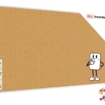 Pinnwand mit Alurahmen 250x120cm