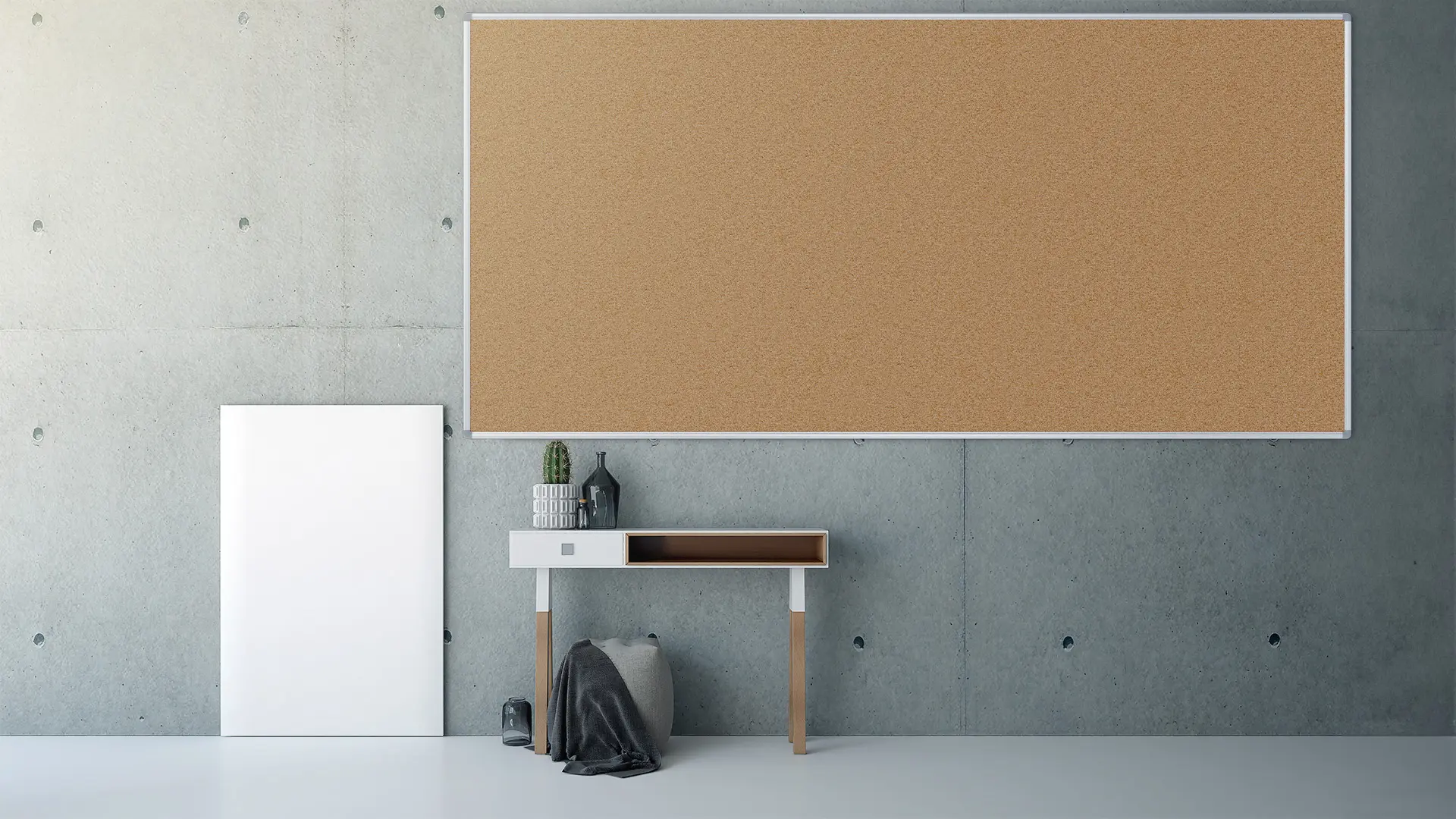 Pinnwand mit Alurahmen 250x120cm – Bild 4