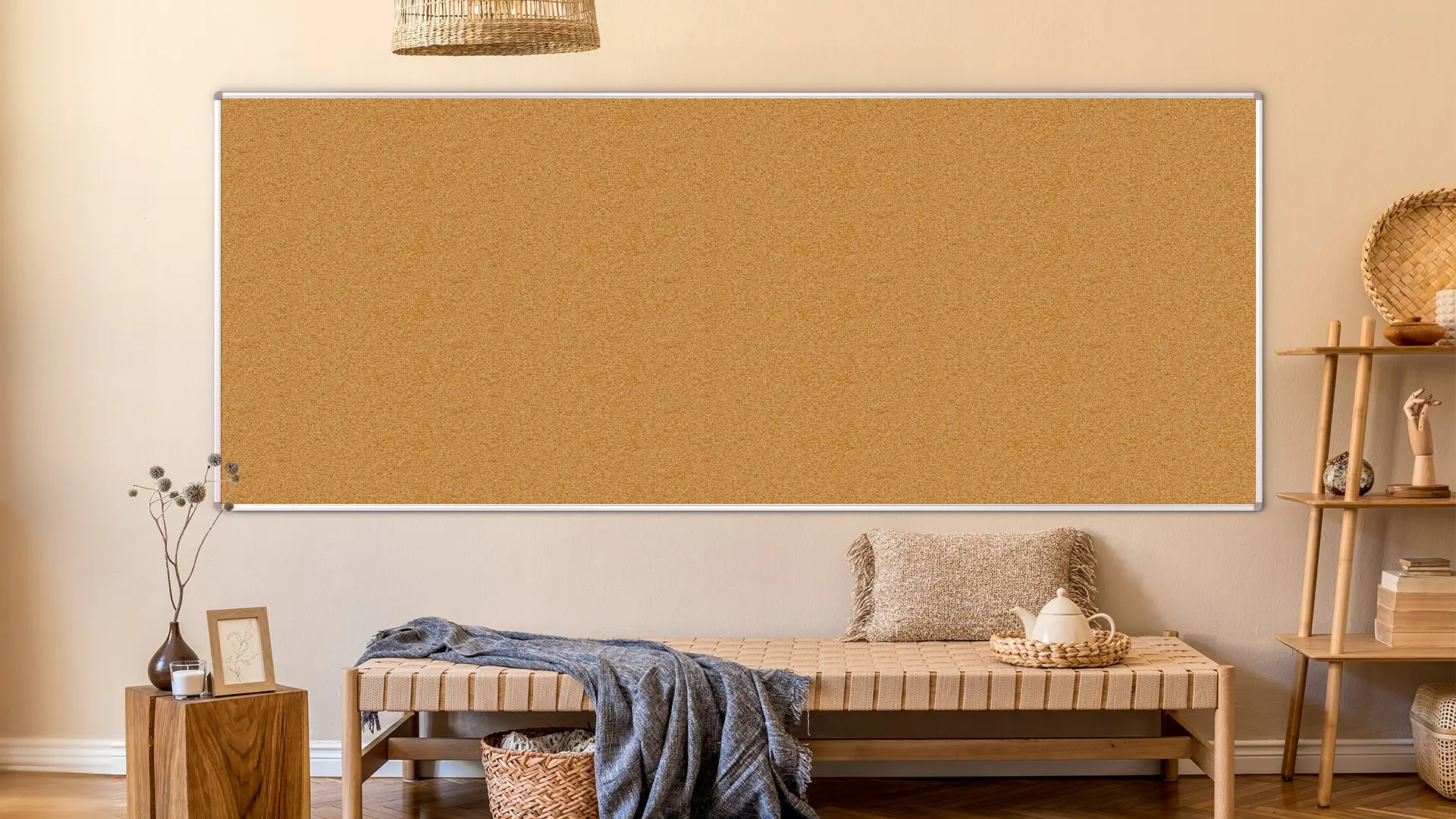 Pinnwand mit Alurahmen 300x120cm – Bild 4