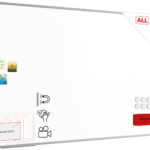 Magnetische Schreibtafel emailliert P3 - 200x120cm