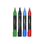Kreidemarker-Set: grün, schwarz, blau, rot