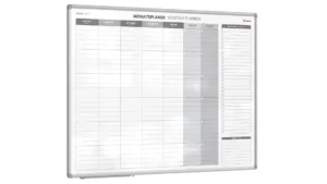 Magnetischer Monatsplaner 120x90cm für Monatsplanungen, einfach zu beschreiben Monatsplaner Wandkalender Memoboard Magnettafel auf Deutsch