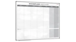 Magnetischer Wochenplaner 120x90cm für Wochensplanungen, einfach zu beschreiben Wochenplaner Wandkalender Memoboard Magnettafel auf Deutsch