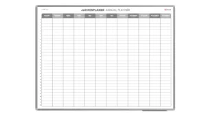 Magnetischer Jahresplaner 120x90cm für Jahresplanungen, einfach zu beschreiben Jahresplaner Wandkalender Memoboard Magnettafel auf Deutsch