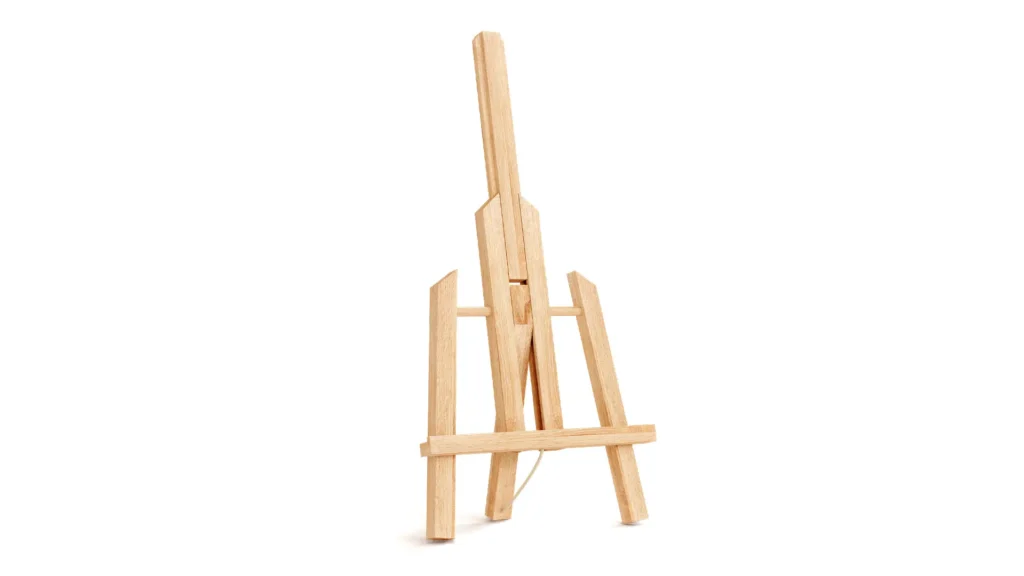 Mini-Staffelei aus Holz mit abnehmbarem Rahmen, 32,5 cm, Naturfarbe