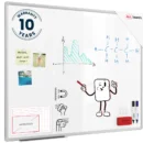 Magnetisches Whiteboard - PREMIUM EXPO Alurahmen 100x80cm + GRATIS