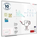 Magnetisches Whiteboard - PREMIUM EXPO Alurahmen 100x80cm + GRATIS