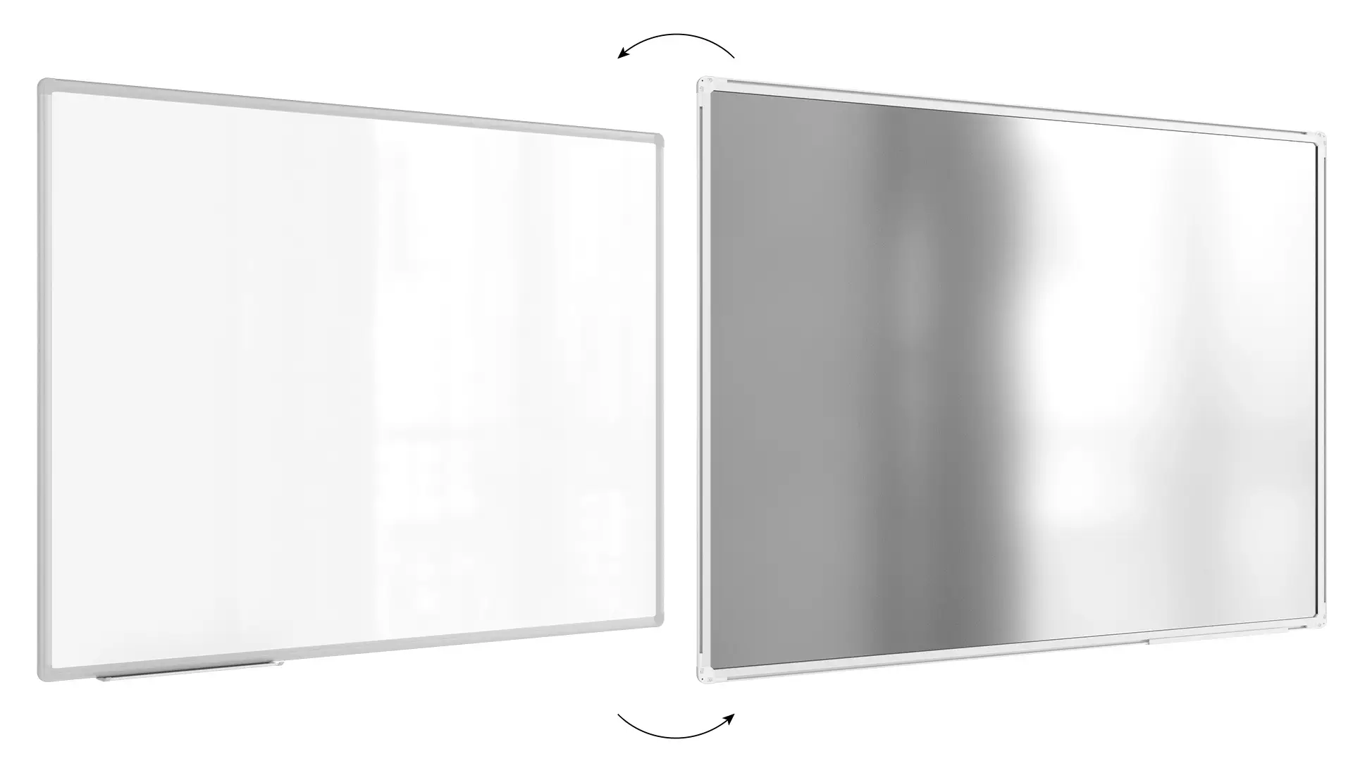 Magnetisches Whiteboard - PREMIUM EXPO Alurahmen 120x100cm + GRATIS – Bild 11