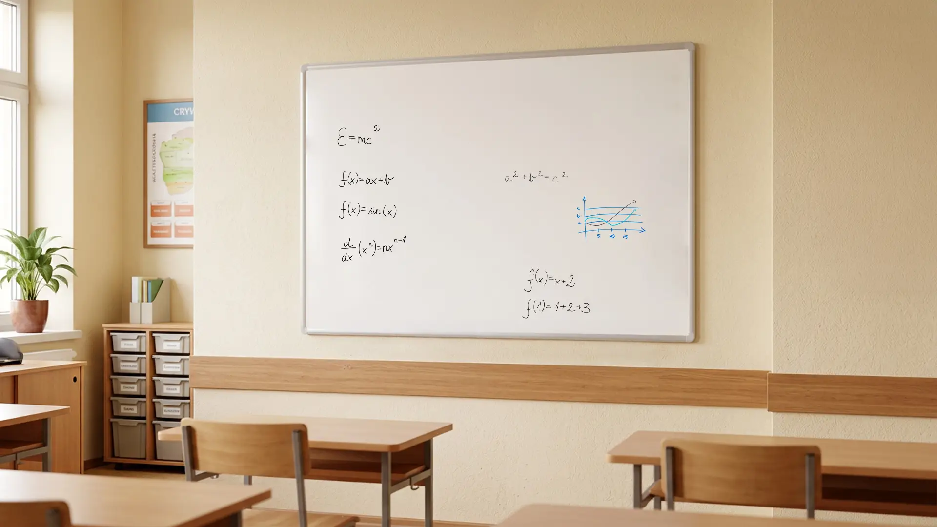 Magnetisches Whiteboard - PREMIUM EXPO Alurahmen 120x100cm + GRATIS – Bild 4