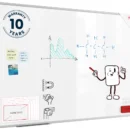 Magnetisches Whiteboard - PREMIUM EXPO Alurahmen 150x100cm + GRATIS