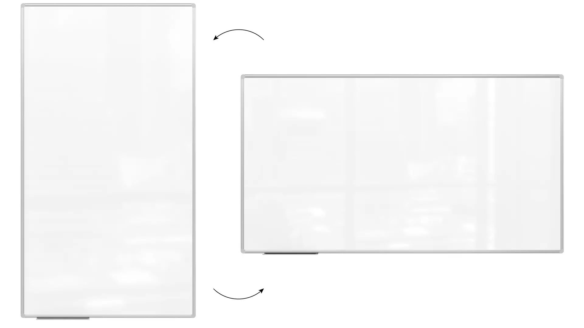 Magnetisches Whiteboard - PREMIUM EXPO Alurahmen 180x100cm + GRATIS – Bild 5