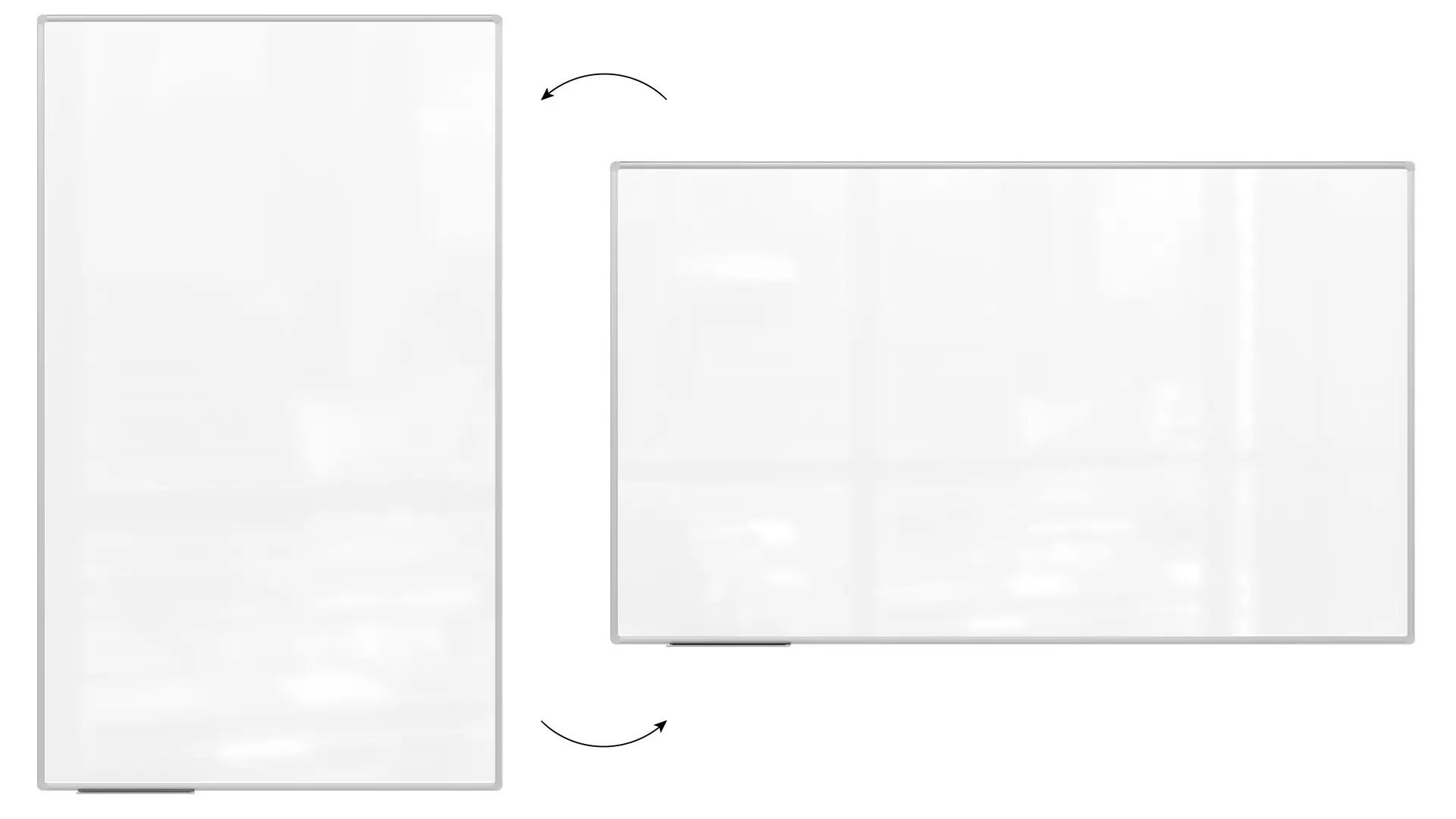 Magnetisches Whiteboard - PREMIUM EXPO Alurahmen 200x120cm + GRATIS – Bild 5