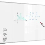 Magnetisches Whiteboard - PREMIUM EXPO Alurahmen 220x120cm + GRATIS