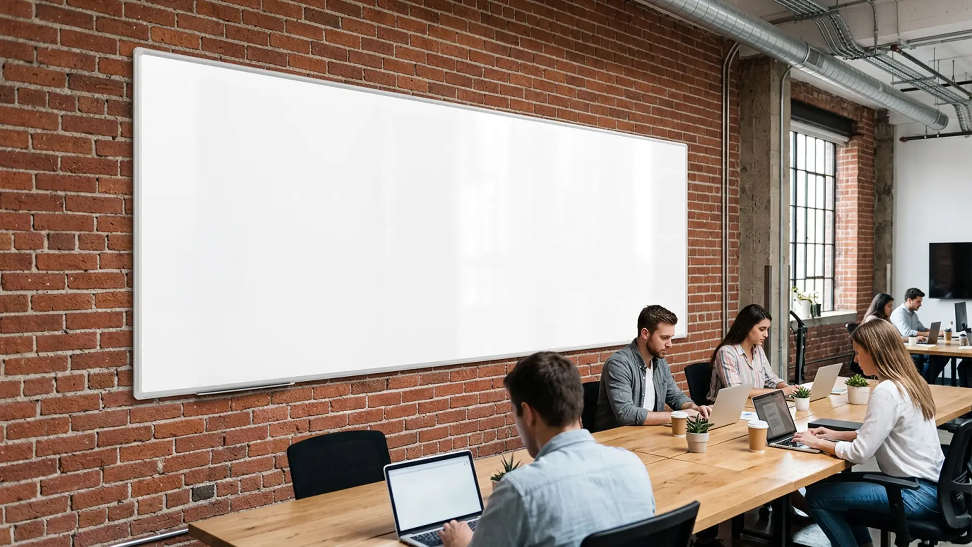 Magnetisches Whiteboard - PREMIUM EXPO Alurahmen 250x100cm + GRATIS – Bild 3