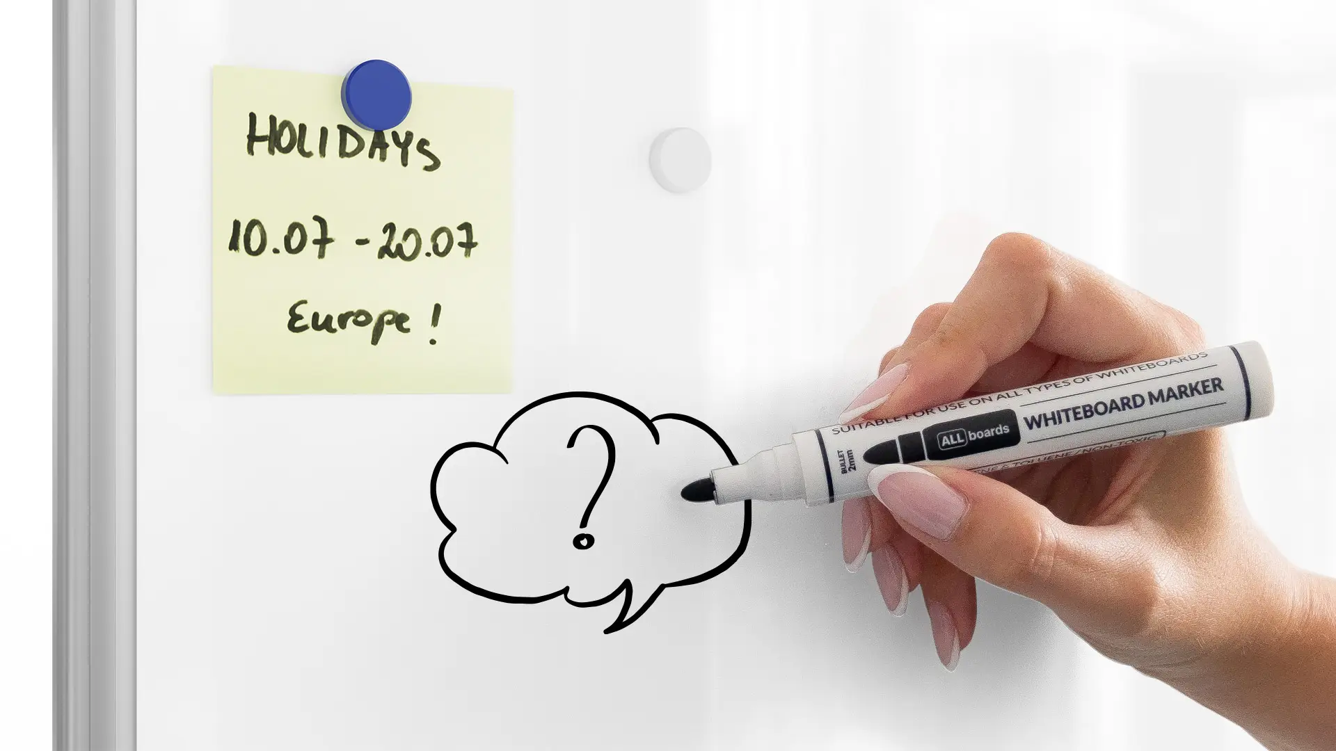 Magnetisches Whiteboard - PREMIUM EXPO Alurahmen 250x100cm + GRATIS – Bild 6