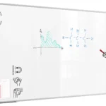 Magnetisches Whiteboard - PREMIUM EXPO Alurahmen 250x120cm + GRATIS
