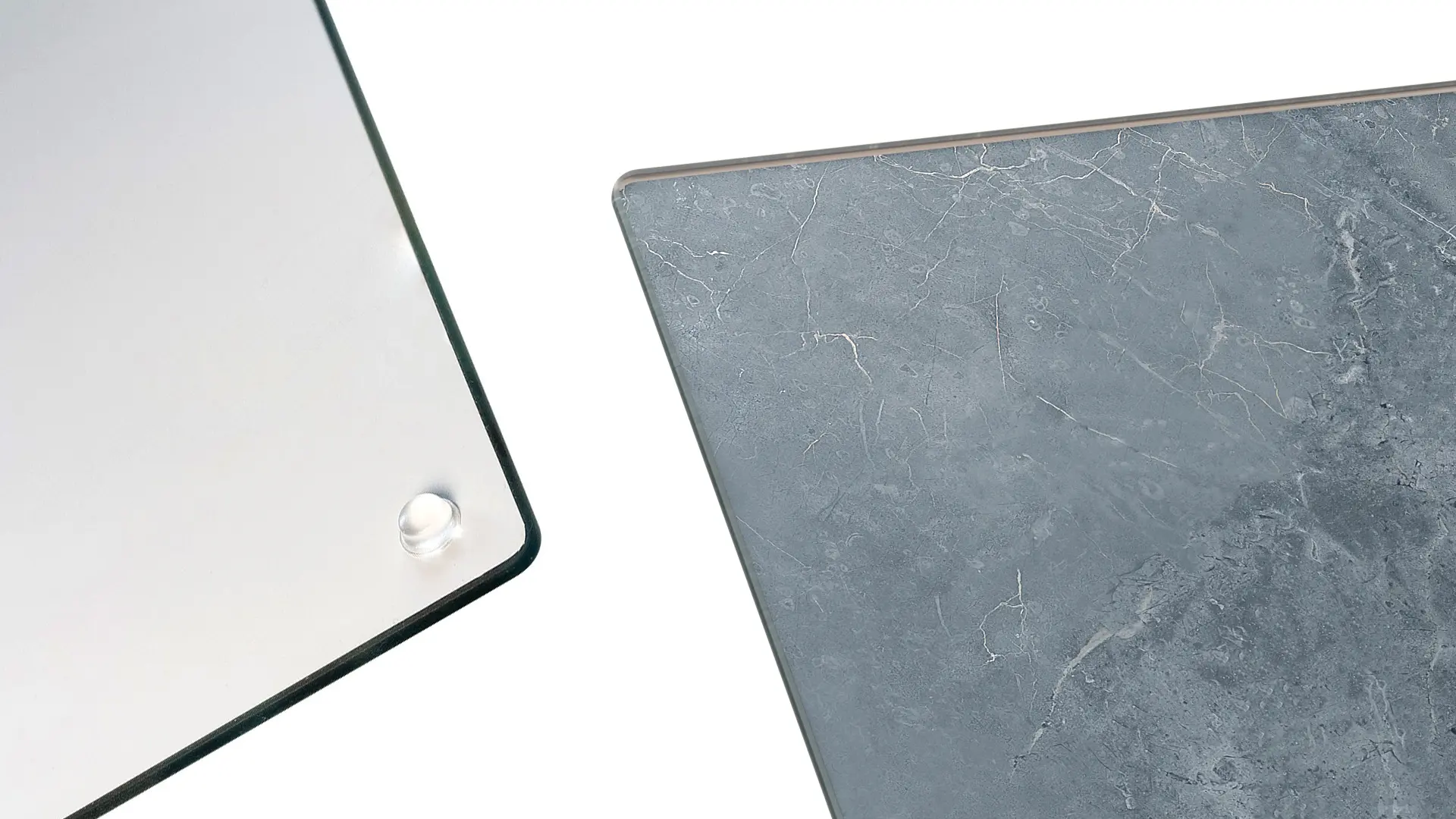 Glas Herdabdeckplatte Schneidebrett ANTHRAZIT MARMOR 52x60 cm Multi-Platte Arbeitsplatte Herdschutz Deko für Küchen Gehärtetes – Bild 5
