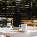 Doppelseitige BIER BIERFORM Kleine Tafeln 4 Stück Set mit Staffelei, Dekorativ Deko, Kreidetafel