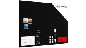 MetalBoard mit Kreideoberfläche 120x90cm + Zubehör-Set